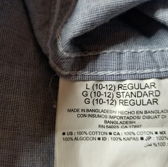 Old Navy Buttoned Up Shirts Bundle Boy's Size L 10-12 - Picture 16 of 16